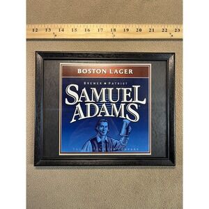 Samuel Adams Boston Lager Framed Beer Advertisement Art Print